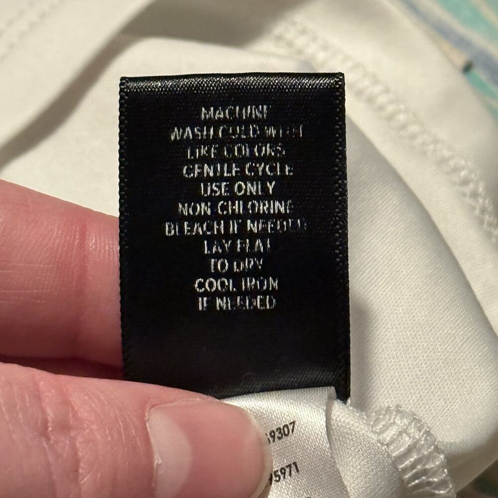 Torrid Womens White Stripe Gauze Cold Shoulder Mini Skater Dress Plus Size 2XL - Picture 12 of 13